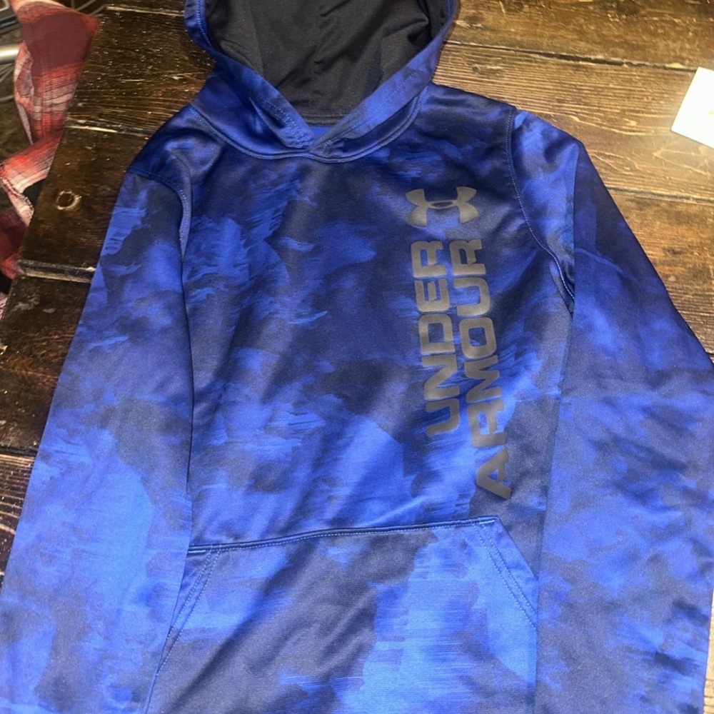 Under Armour Camo Blue Hoodie